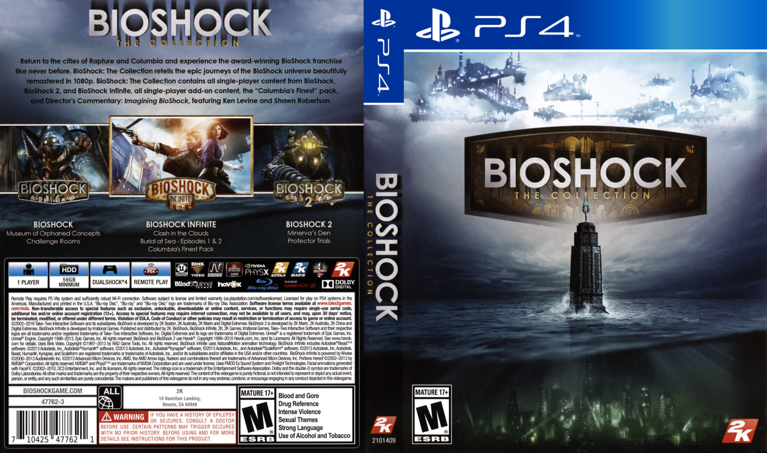 Bioshock the collection сколько весит