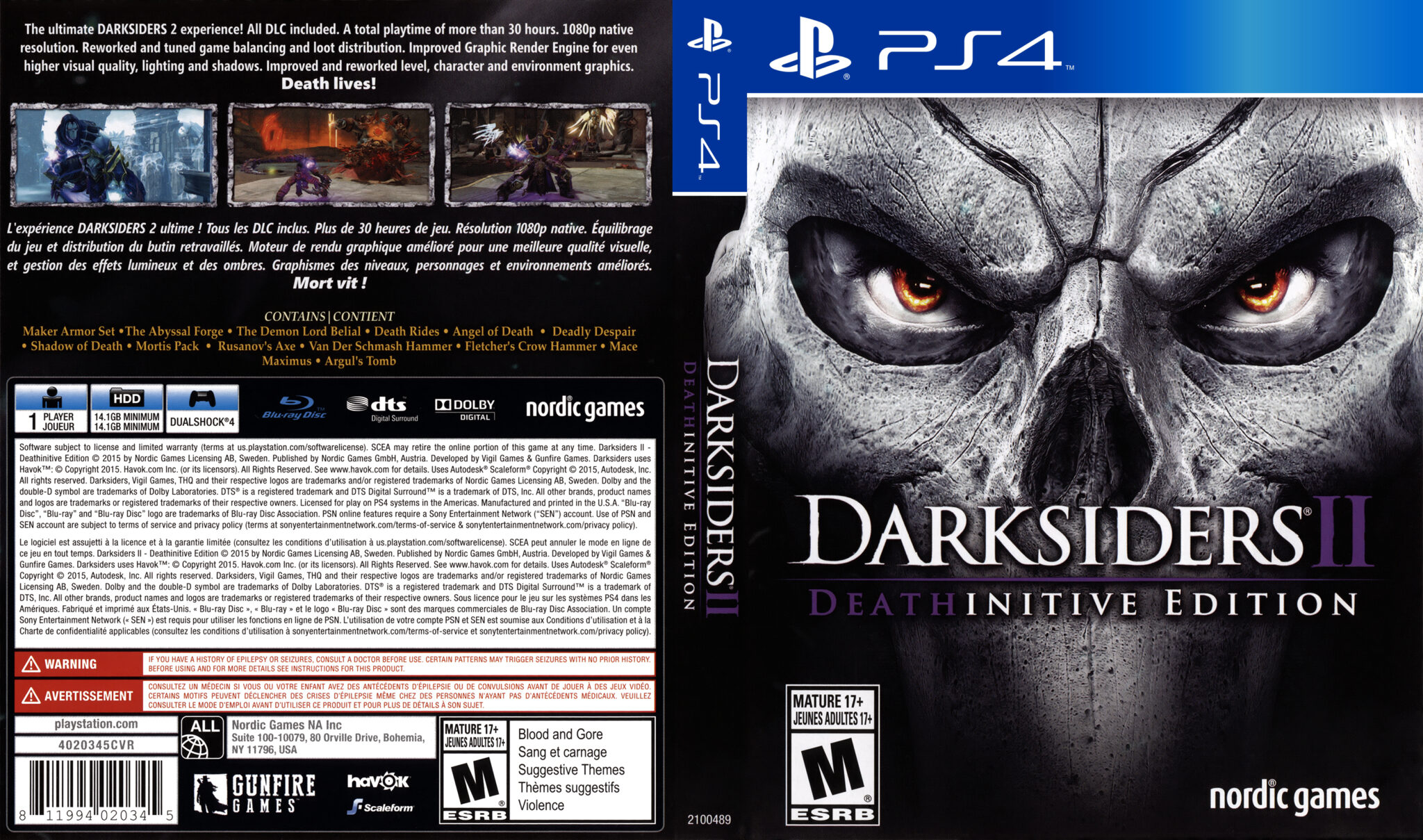 Darksiders 2 deathinitive edition системные требования