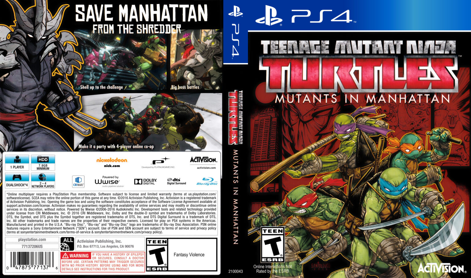 Teenage mutant ninja turtles mutants in manhattan купить steam фото 24
